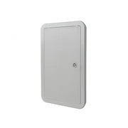 Sportello portello porta in abs grigio l 650 x h 450 x p 22mm per ispezione
