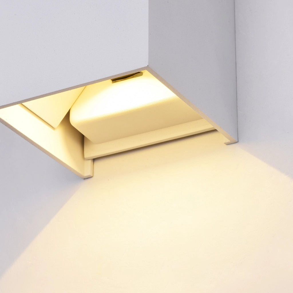Applique esterna Maytoni Fulton LED 6W 3000K IP54 bianca