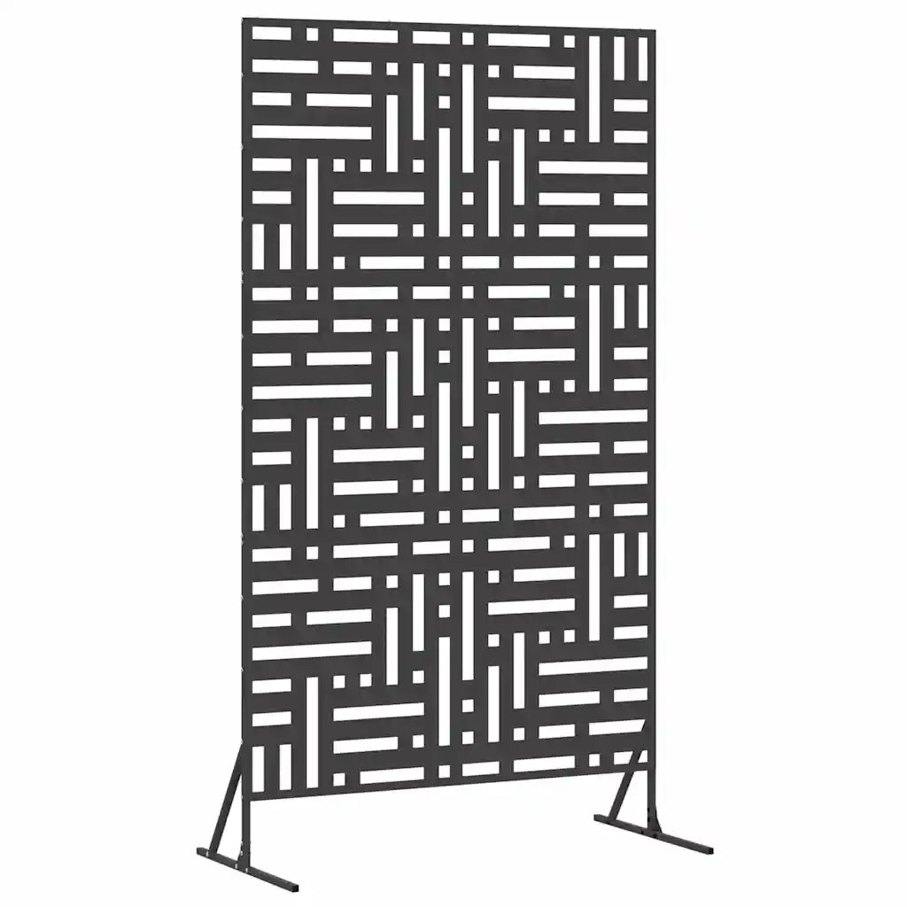 Schermo per Privacy Nero 100 x 50 x 180 cm Acciaio CFW8553020