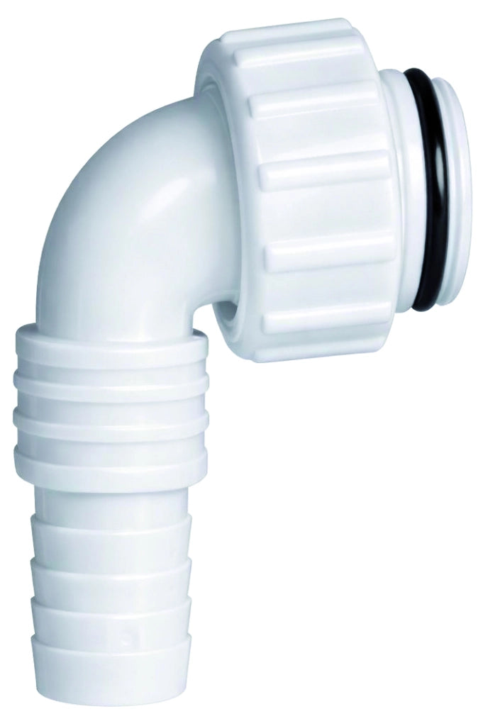 PORTAGOMMA CURVO PER LAVATRICE/LAVASTOVIGLIE CON GHIERA E GUARNIZIONE Attacco 1'' 10.00 pz