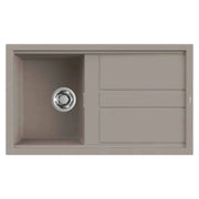 Lavello Elleci Incasso 1 vasca 86x51 Best 400 Granitek Grigio Tortora LGB40043