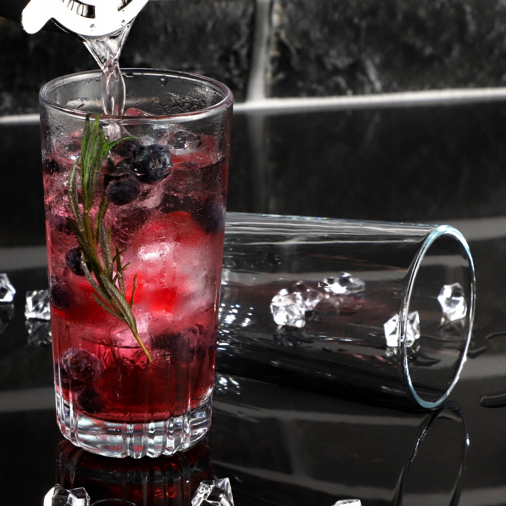 Bicchiere KADAX per bevande, succhi, acqua, Literatka, bicchiere alto, 345 ml