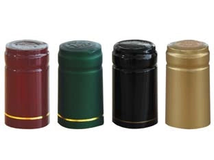 CAPSULA TERMORETRAIBILE PER BOTTIGLIE VINO BORDOLESI PZ.100- - oro - 1 busta