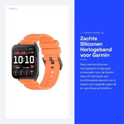 Cintura orologio in silicone morbido per Garmin Venu X1, respirabile e resistente all'usura