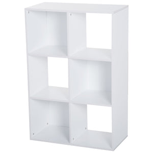 Libreria 3 Ripiani 91,5x29,5x61,5 in Legno  Bianco