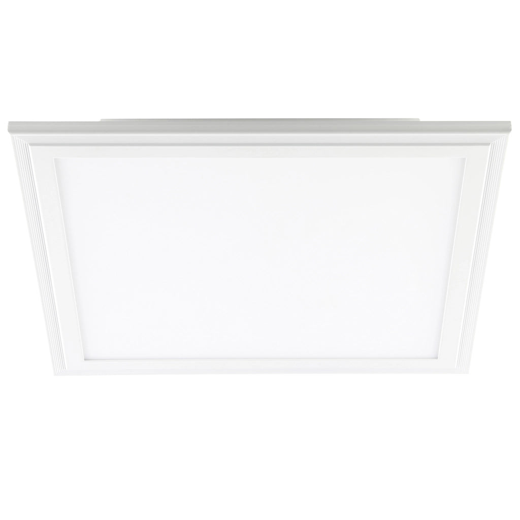 Plafoniera Moderna Salobrena 1 Alluminio Bianco Luce Led Integrato 14W