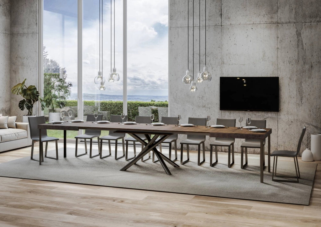 Tavolo Allungabile 180-440x90x77 cm Famas Noce