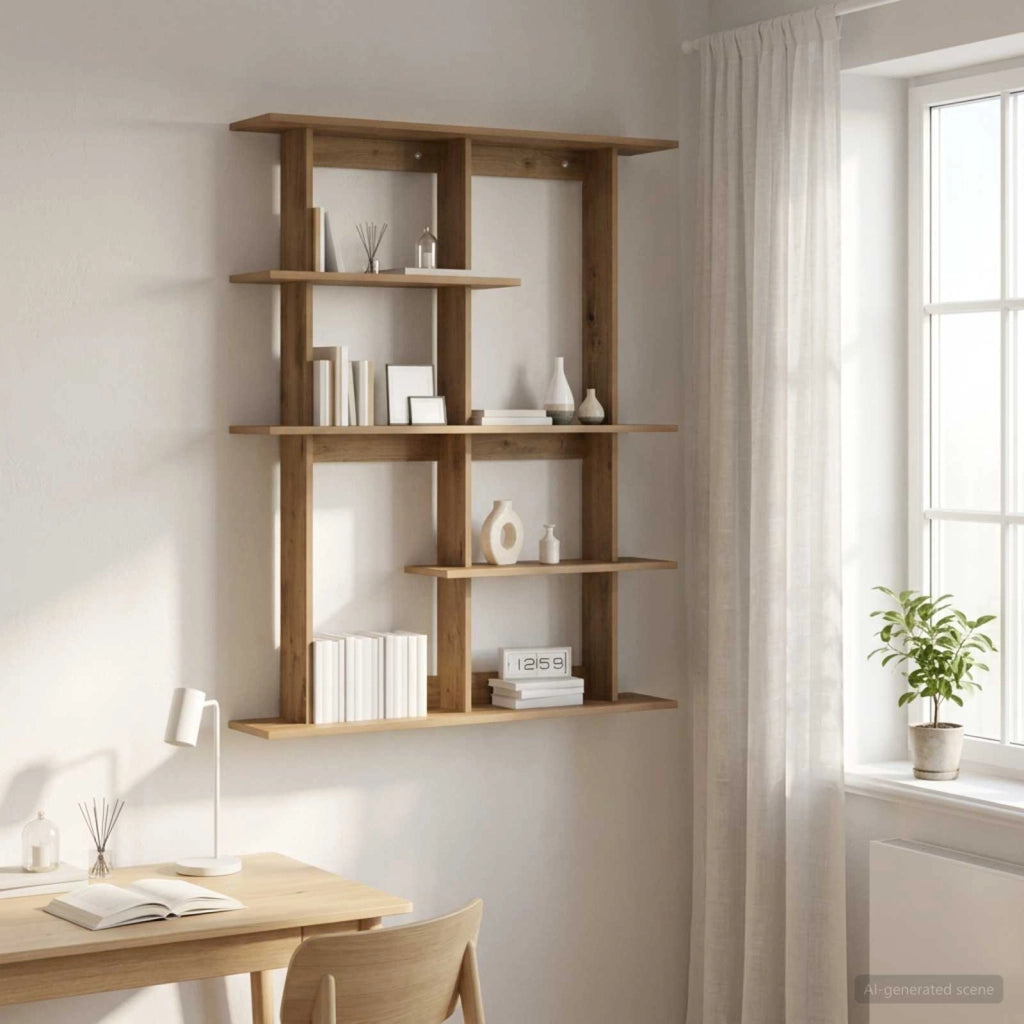 Scaffale da parete Rovere Artigianale 102 x 20 x 130 cm 8012059