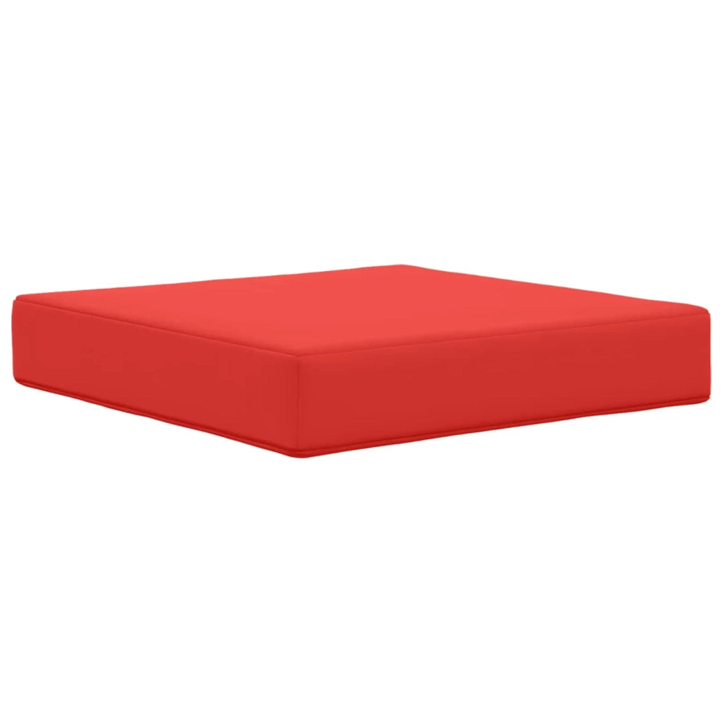 Cuscino per divano da esterno 3 pcs Rosso Poliestere