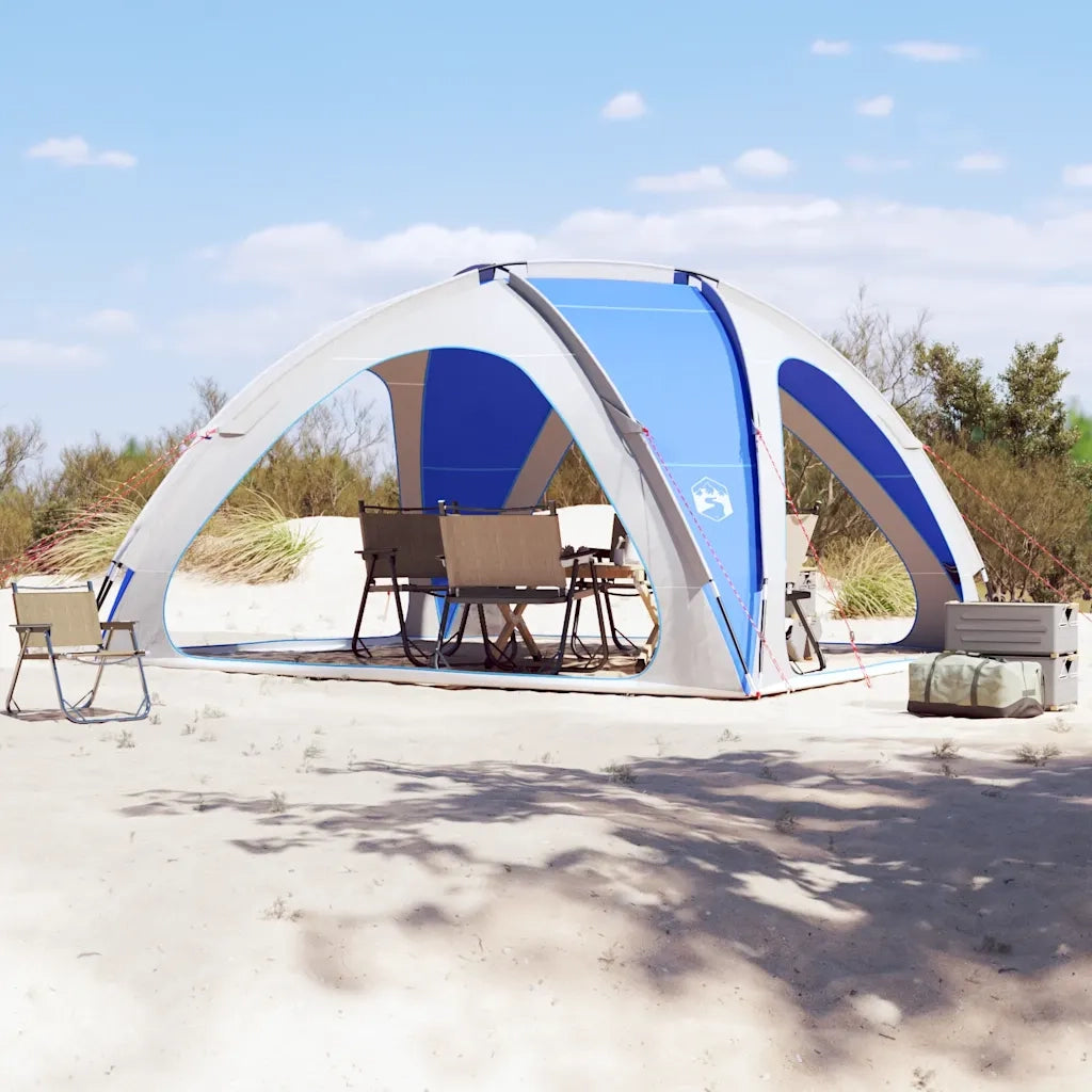 Tenda per Feste-Tenda da campeggio Azzurra Impermeabile 924357