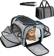 Porta animali per cani e gatti - pieghevole e espandibile - respirante - per piccoli cani e gatti - auto, aereo, treno

Specifica tecnica: 
- Materiale: 
- Dimensioni: 
- Peso: 
- Capacità: 
- Modello: