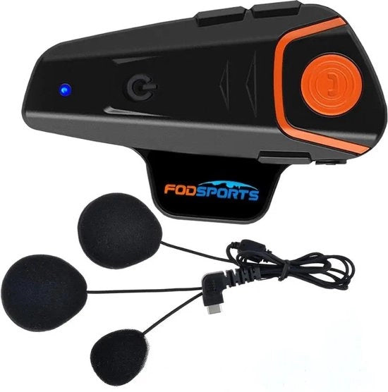 Intercom per Motociclisti - Casco con Altoparlante - Intercom Bluetooth - Comunicazione in Moto - Casco con Microfono e Altoparlante - Protezione Acustica