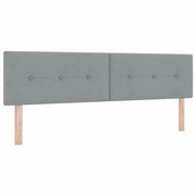 Testiera | Testata regolabile in altezza Grigio chiaro 180 cm Tessuto