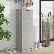 Scarpiera-Scaffale per scarpe Grigio Cemento 30x35x100 cm in Legno Multistrato