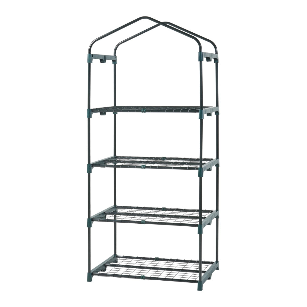 Serra da Giardino Chaam a 4 Piani a Rete 158 x 69 x 49 cm Bianco [en.casa]