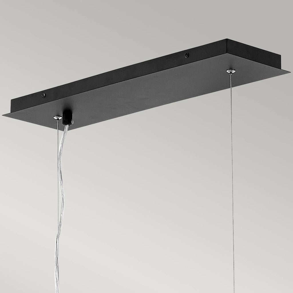 Lampada a sospensione Zuma Hinkley nero/oro satinato 6xE27