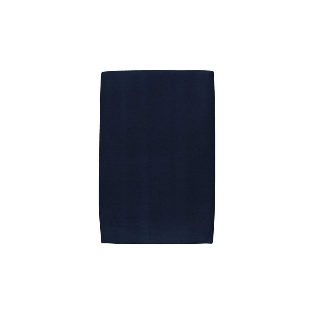 Testiera in tessuto in velluto blu oceano liscio L90 cm