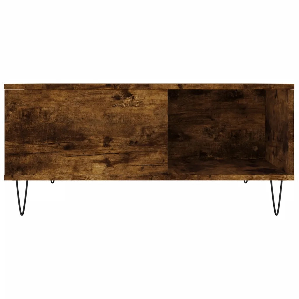 Tavolino da salotto | Tavolino da caff¨¨ | Tavolino da Soggiorno Rovere Fumo 80x80x36,5 cm Legno Multistrato