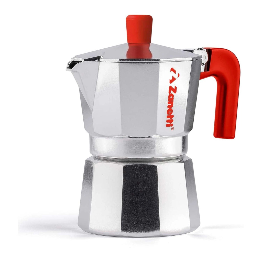 Zanetti Mama Red Edition Moka 2 Tazze Alluminio Rosso