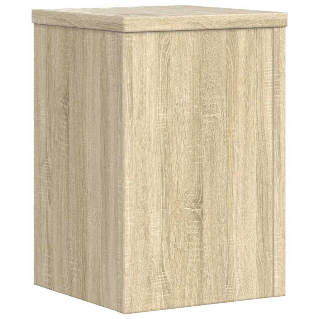 Supporti per piante mobili per fiori set da 2 legno ingegnerizzato Sonoma marrone 02_0045343