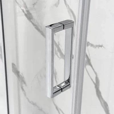 Porta doccia nicchia 120 cm scorrevole trasparente con profilo cromo  Tay
