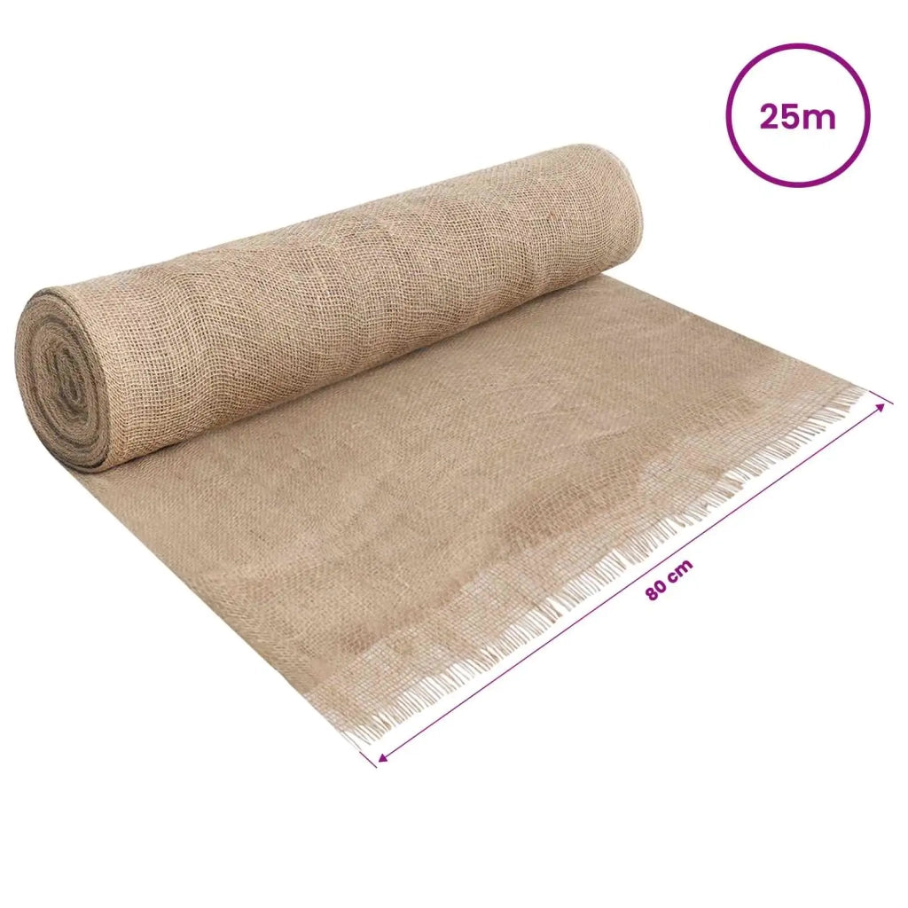 Rotolo di Juta 160 x 2500 cm Naturale 42012004