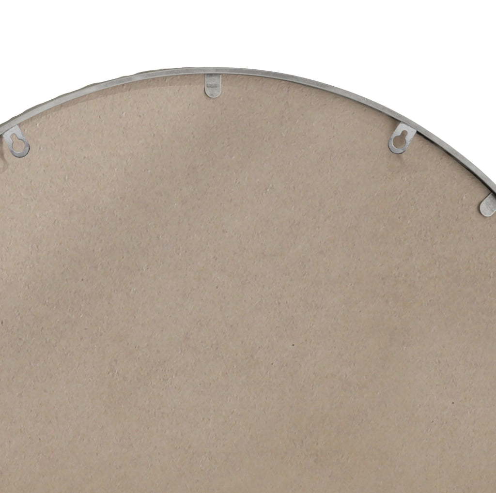 Specchio ad arco 103.5x71.5x12 cm da parete e da tavolo in vetro e ferro argento