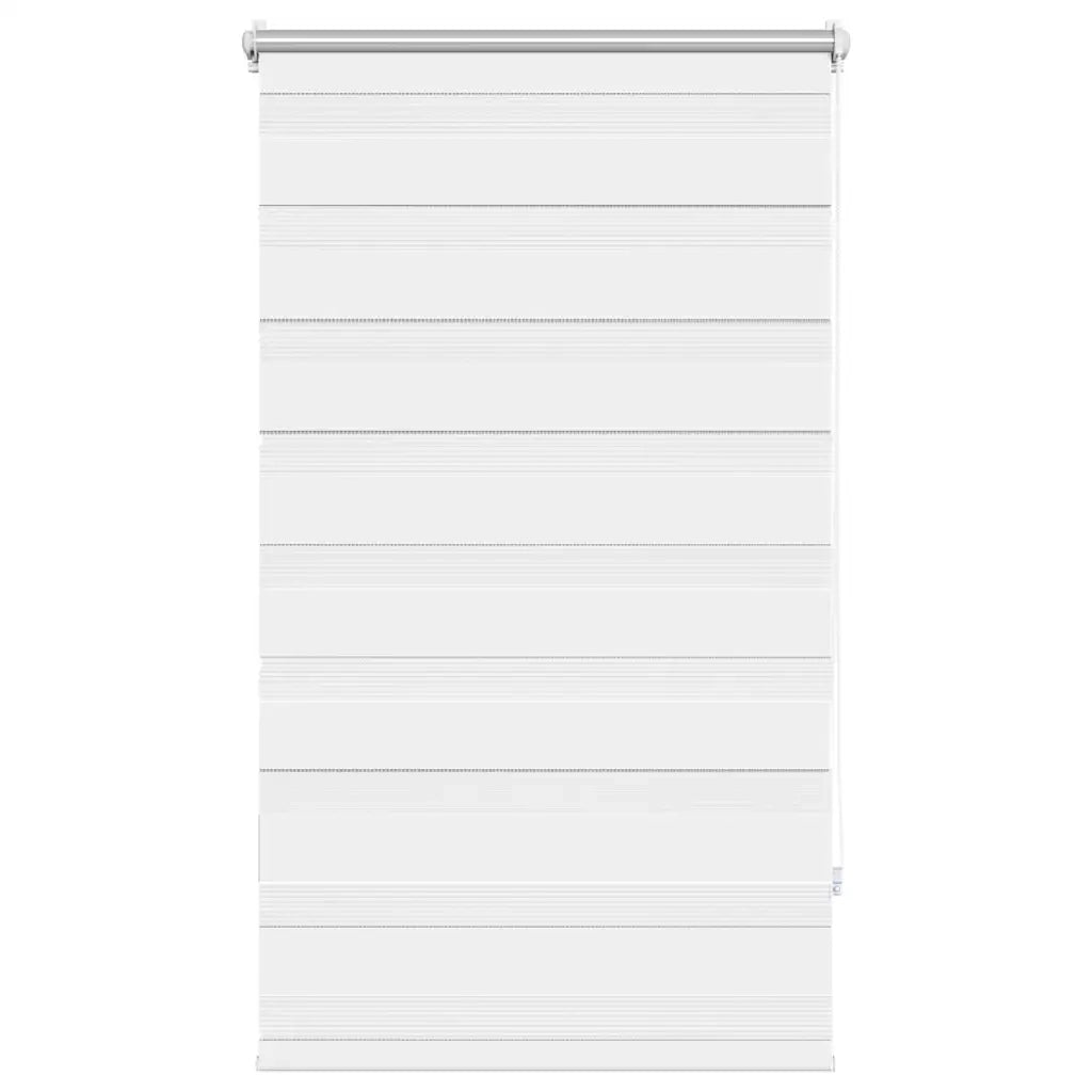 Tenda a rullo zebra 90,9x150 cm Tessuto Larghezza 86,7 cm bianco 240206