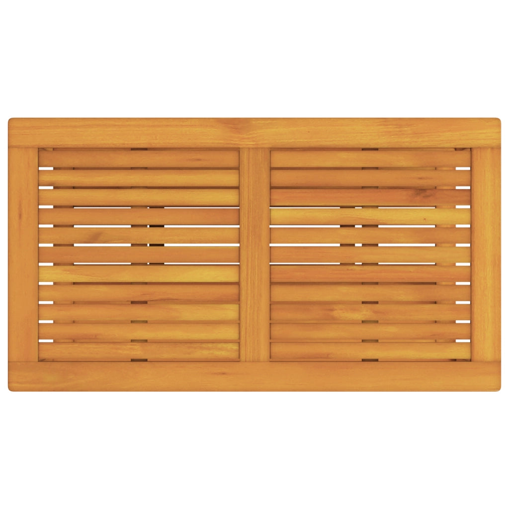 Tavolino da caffÃ¨ 90x50x45 cm in legno massello di acacia