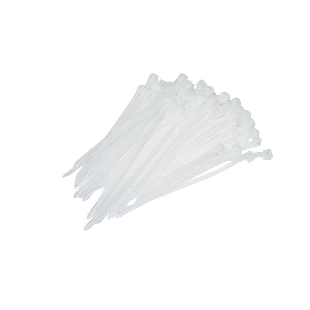 Fascette in plastica bianche 3.6×100 mm – set da 100 pezzi Breckner Germany