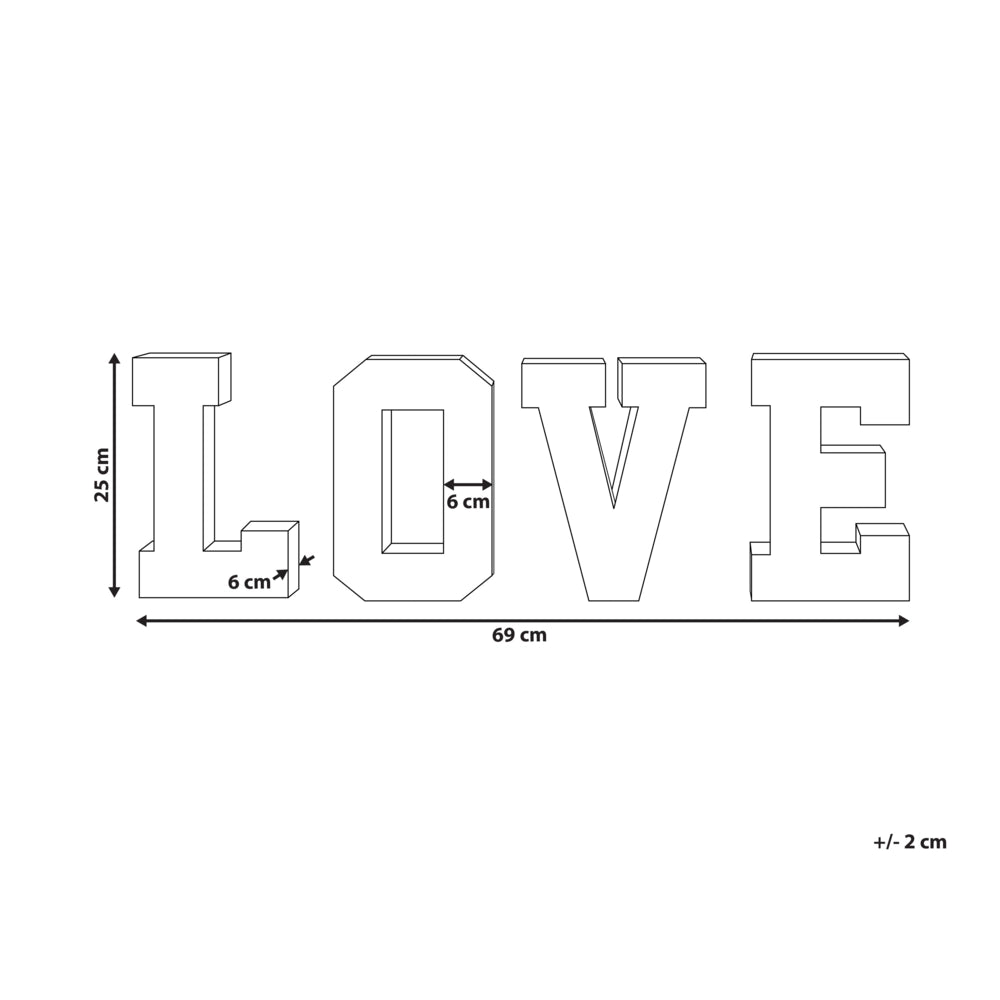 Lettere luminose a LED intelligenti Lettere iridescenti multicolori Segnali luminosi love USB