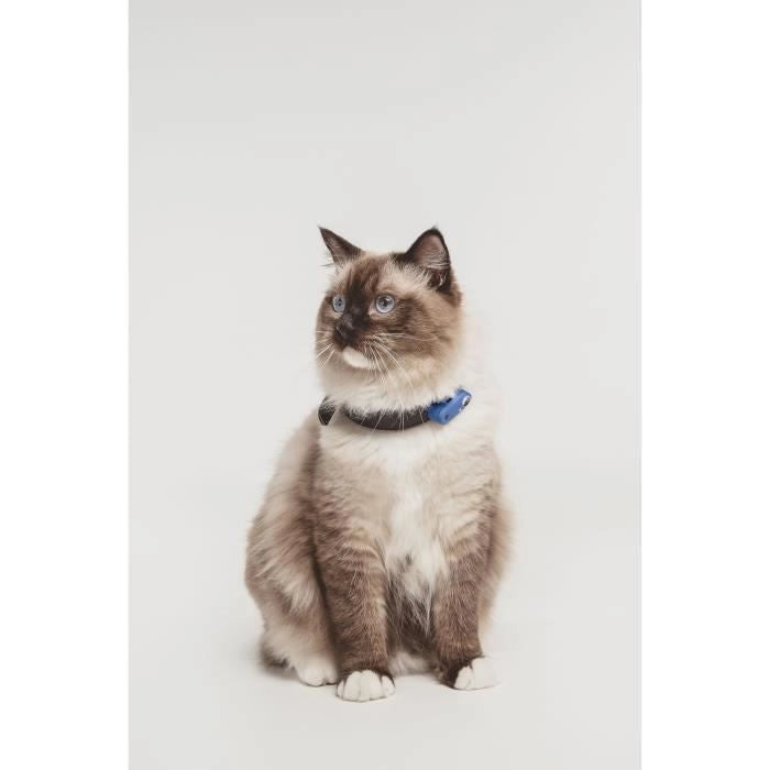 Repellente per gatti ad ultrasuoni - TICKLESS MINI CAT - Protezione contro zecche e pulci - Blu greco