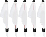 Protettore del punto di attacco per canna da pesca leggero - Accessori per canna da pesca - 5 pezzi - Materiale in plastica durato - Flessibile - Protezione del punto di attacco - Punta di canna da pesca