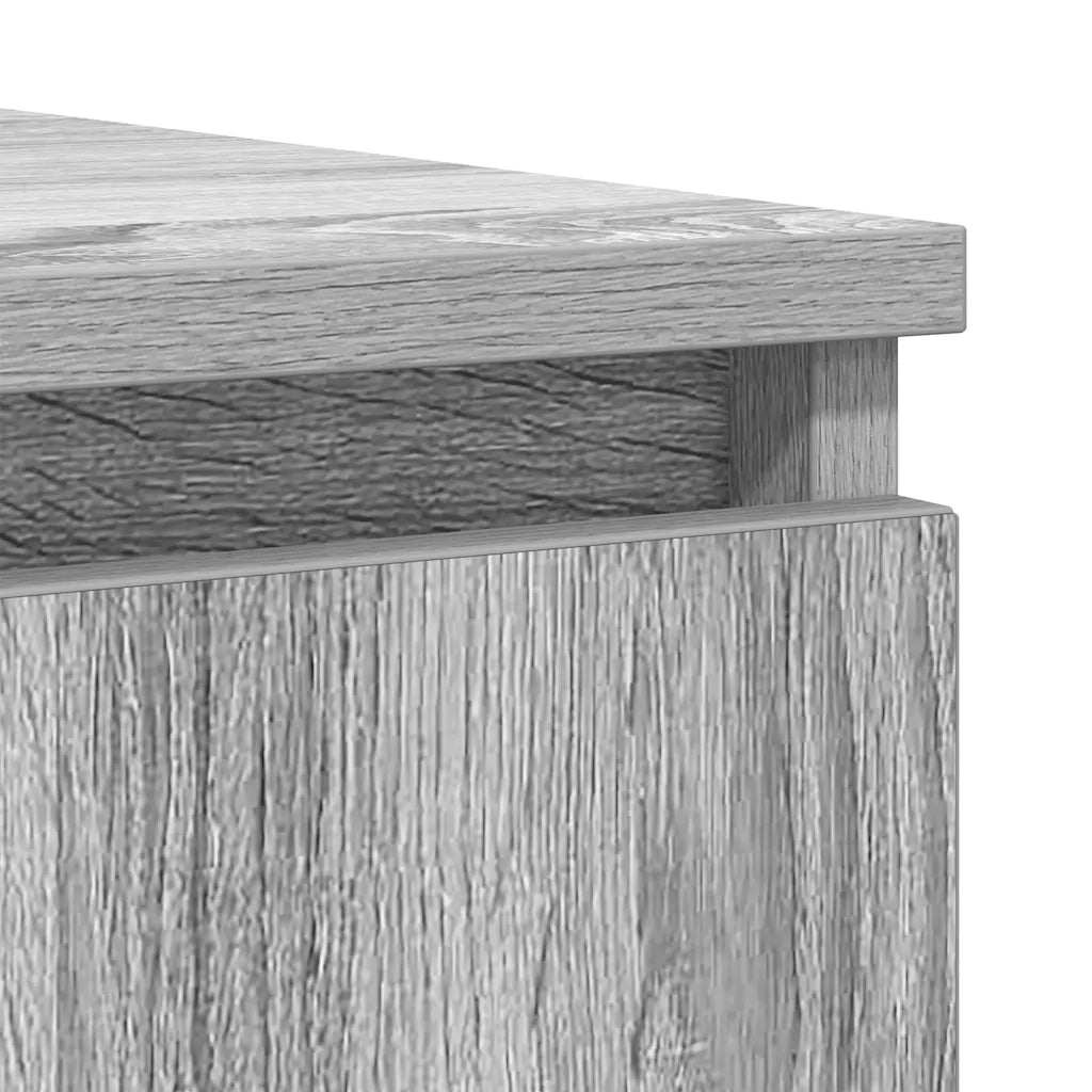 Credenza con Cassetti Grigio Sonoma 100,5x35x76cm in Truciolato 3328449