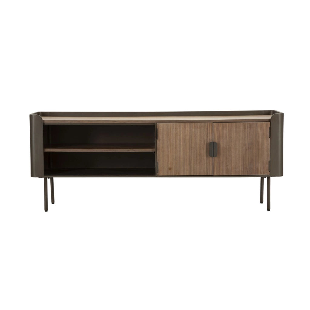 Mobile Porta TV VKH229, Marrone, Legno, 150x42x58 cm
