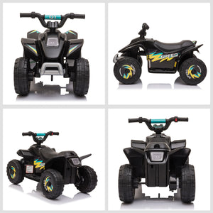 Mini Quad Elettrico per Bambini 6V Nero