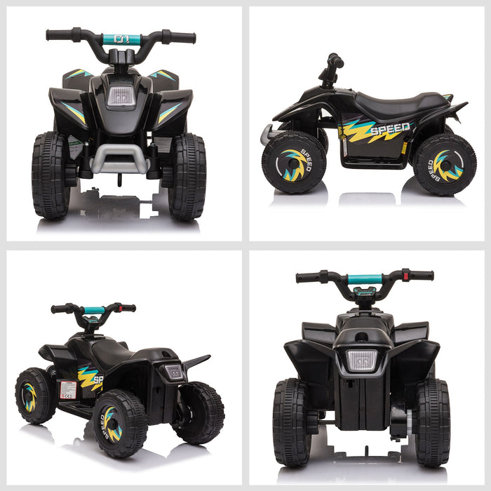 Mini Quad Elettrico per Bambini 6V Nero