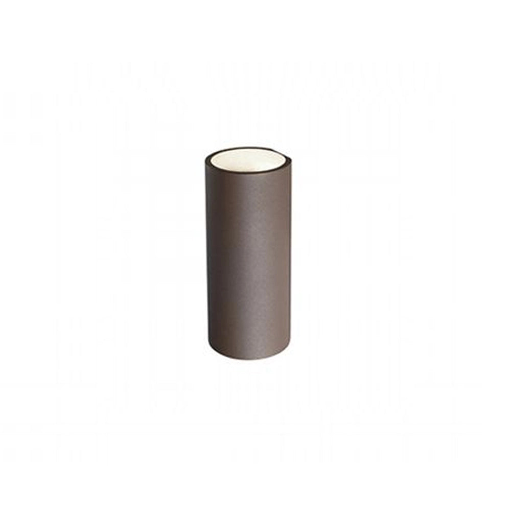 Applique Da Esterno Moderna Sirio Alluminio E Vetro Caffè Led 6+6W 4000K