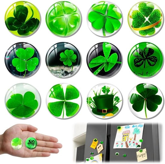 12 pezzi di magneti per frigorifero Decorativi per bambini Magnetici per decorazione di casa, adatti per lavagne a magnete, magneti per cassetti.