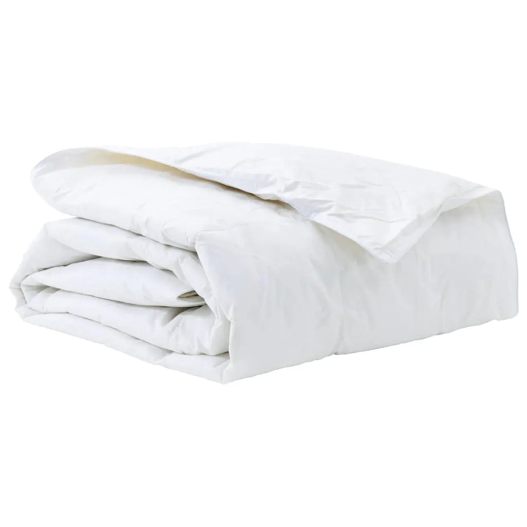 vidaXL Quilt e Piumini Bianco 155 x 200 cm Piume