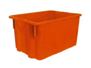 CASSA IN POLIPROPILENE SOVRAPPONIBILE INSERIBILE  lt.50 cm.56x42x30h.    ICS