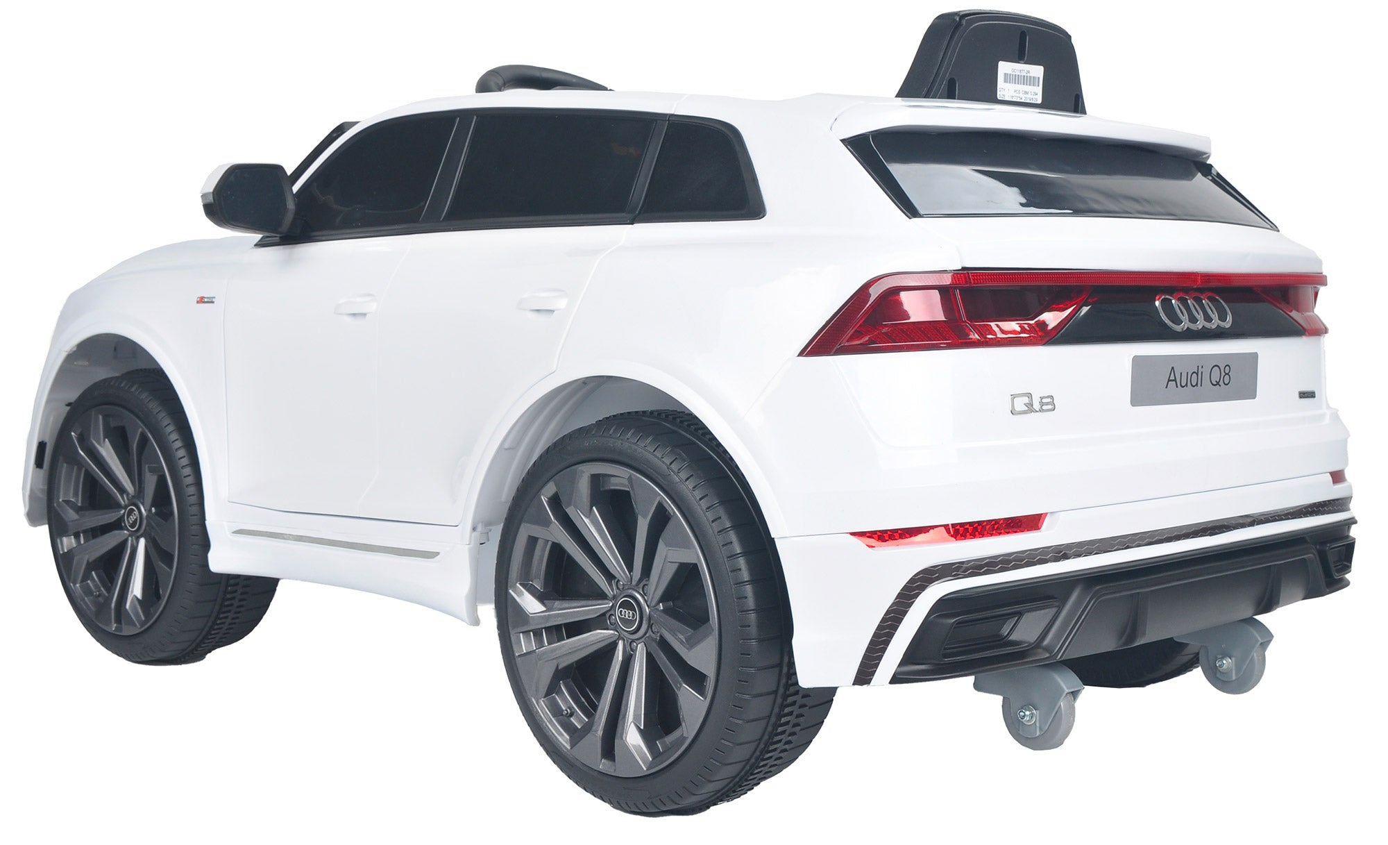 Macchina Elettrica per Bambini 12V con Licenza Audi Q8 Bianca