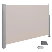 Tenda da sole laterale per balcone e terrazza parasole frangivista 180 x 350 cm tortora 12_0001838