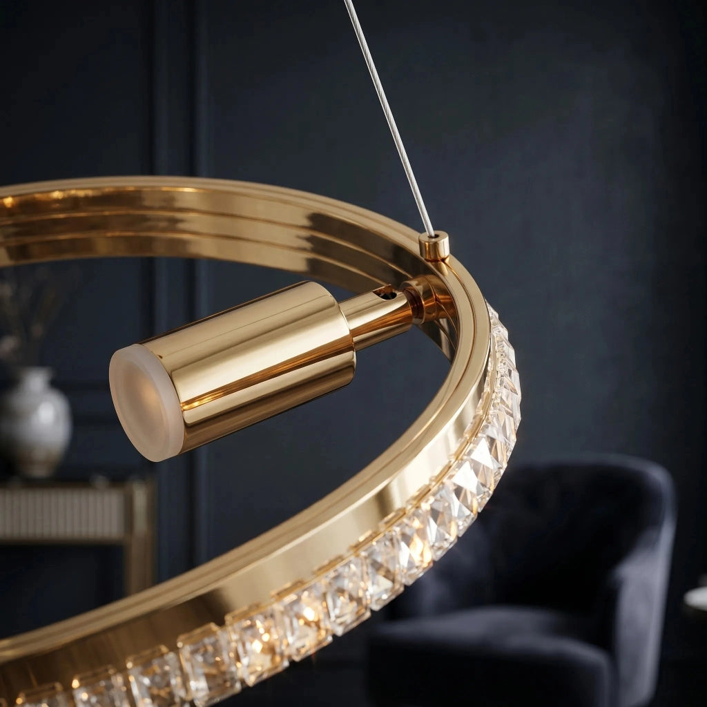 Lampada A Sospensione Da Soffitto Led G158-cp Gold