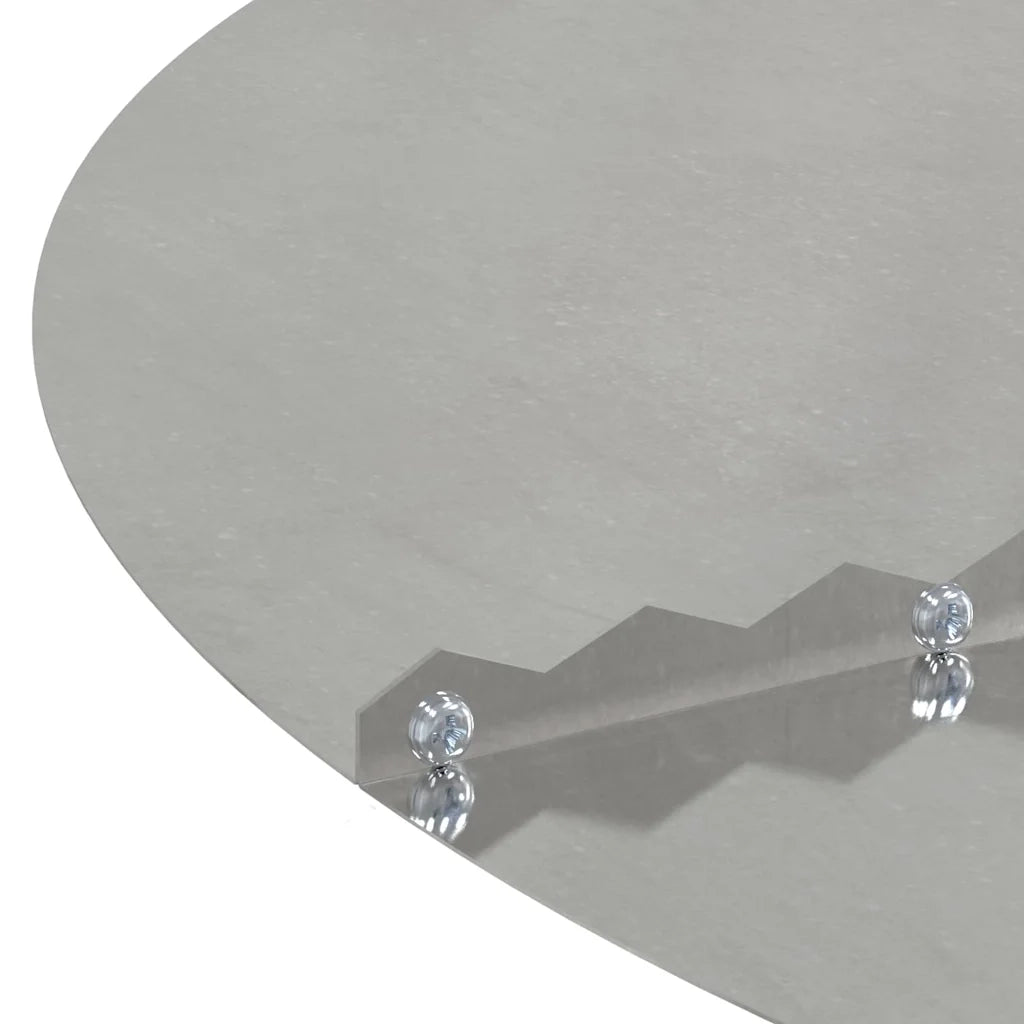 adatto per Anelli d'Albero Piatto 5 pz Argento ?90 / 120 cm CFW2790277