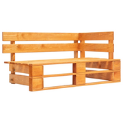 Set Divani in Pallet con Cuscini 6 pz in Pino Impregnato Ambra 3066957