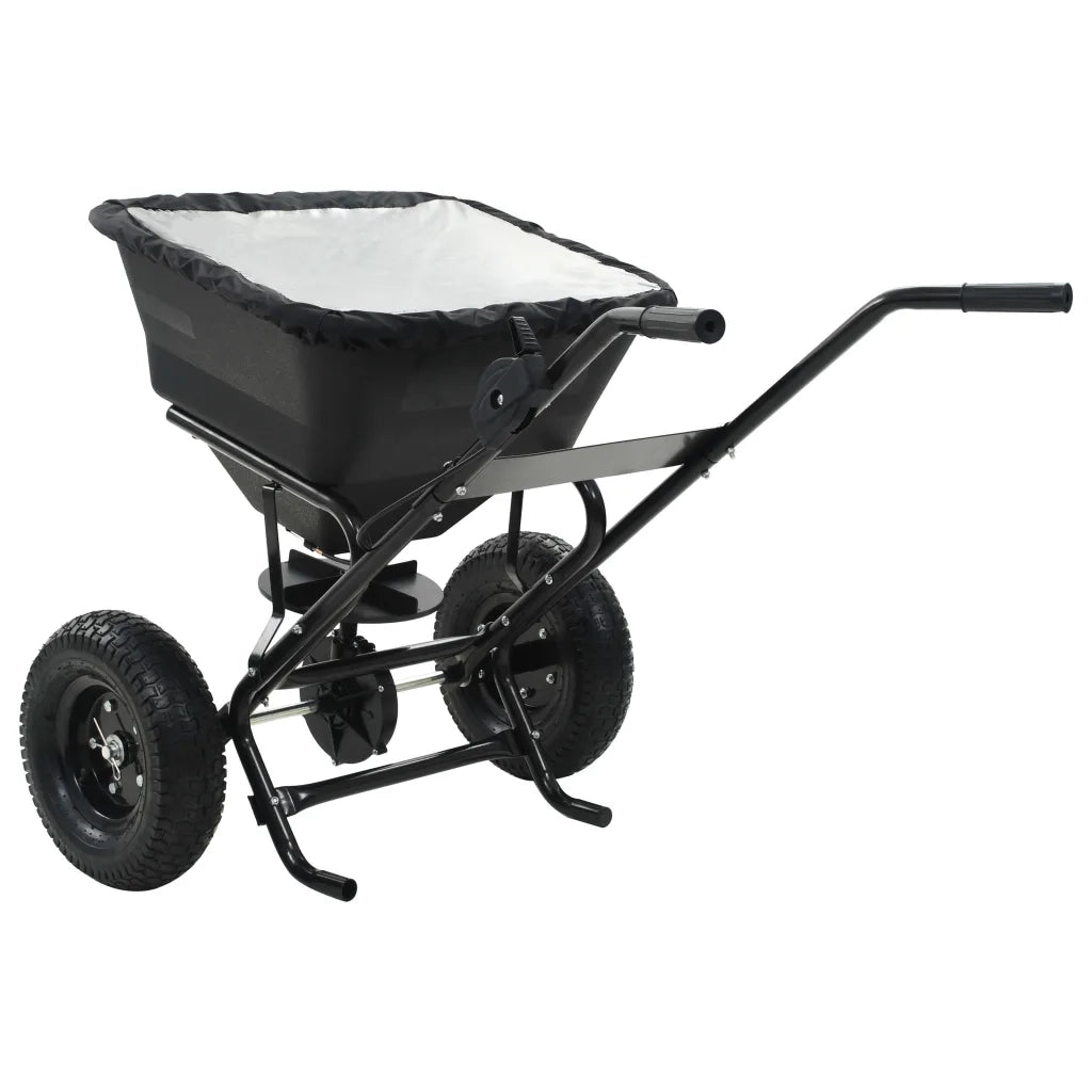 Spargisale a Spinta in PVC e Acciaio 106x73x76 cm 45 L