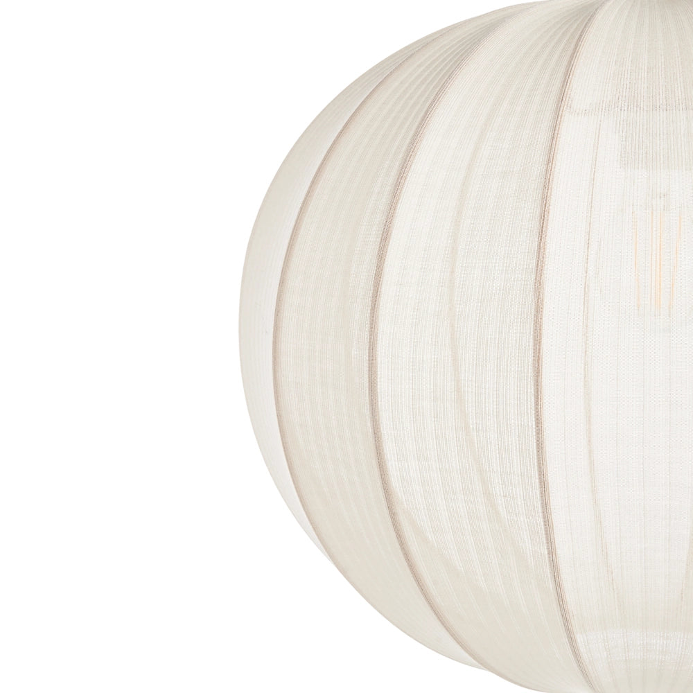 Lampada a sospensione con paralume in nylon bianco Design moderno Luce per il soggiorno