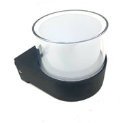 Trade Shop - Applique Moderna A Led Per Esterno Da Parete Nero 7w Luce 6500k 3000k 4000k Es57 - -bianco Caldo      -
