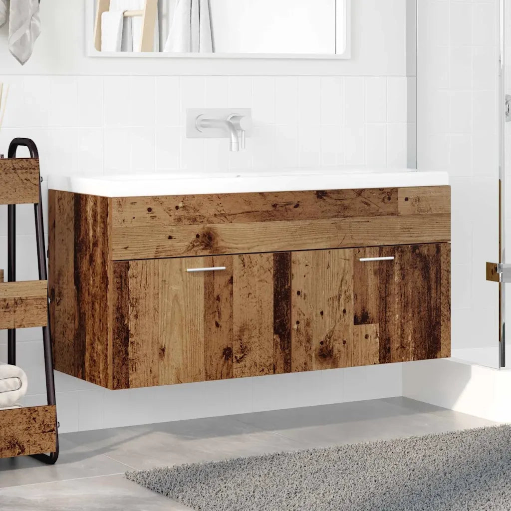 Armadio sottolavello con porta Legno vecchio Legno multistrato 880441